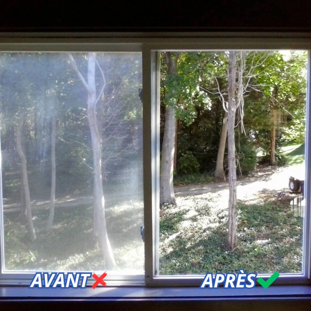 Nettoyage de vitres coulissantes à Arradon
