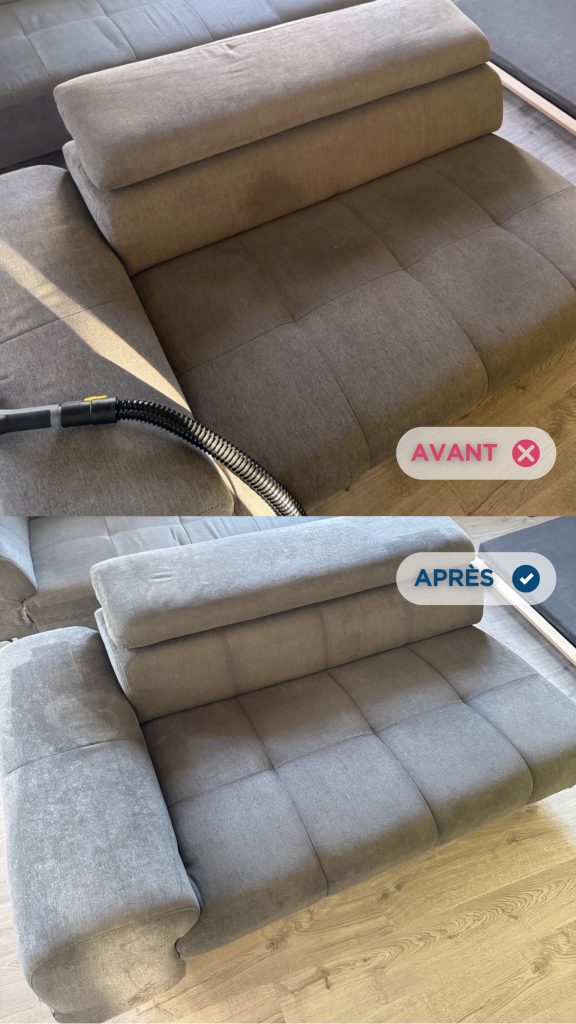 Nettoyage de canapé tissu à Auray